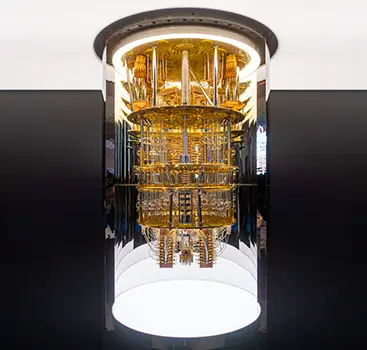 IBMs-Q-System-One-quantum-computer IBM’s Q System One quantum computer at the Las Vegas Consumer Electronics Show in 2020.