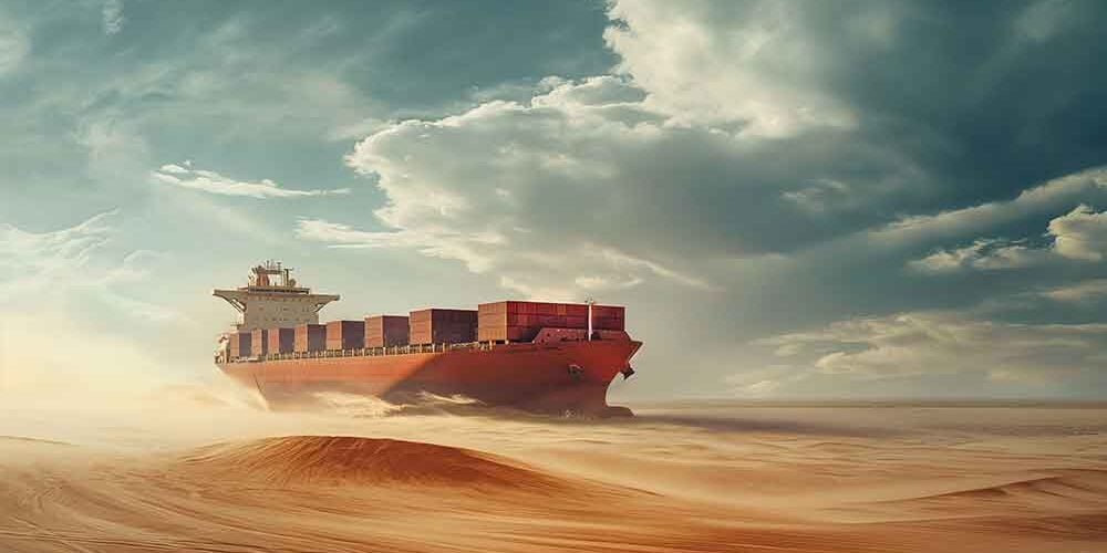 Image of a deserted ship in a desert. Learn more about cloud migration challenges and how to deal with them.